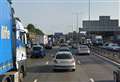 Heavy traffic after M25 crash