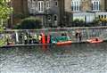 Police cordon off quayside path as ‘man falls in water’