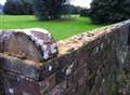 Thieves plunder historic village wall