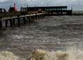 Deal pier has closed due to severe weather warnings