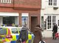 Riot police swoop on town centre pub