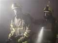 Fire crews battle basement blaze