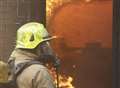 Firefighters tackle cooker blaze