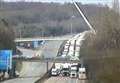 Man falls from bridge on motorway