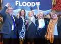 Flood heroine honoured with award
