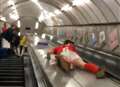 Footage of Kent man's escalator slide fail goes viral