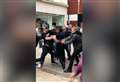Man arrested after fight in town centre