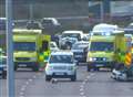 Woman, 20, suffers 'life-changing' injuries as car overturns on M2