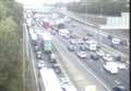 Eight miles queues on M25