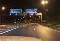 Motorway chaos as sink holes close M25