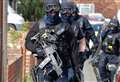 Armed police search for robbery gang 