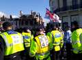VIDEO: Two arrested at far-right demo
