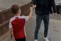 Arsenal star's doorstep surprise for boy with spinal tumour