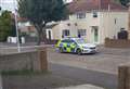 Armed police close road