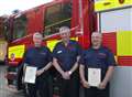 Firefighter pair sign off after 60 years of service
