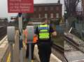 Police hunt to track down railway trespasser