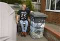 'I can't get past my wheelie bin'