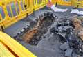 Road closed as sinkhole emerges 