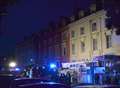 Guests evacuated in hotel blaze