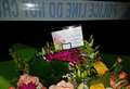 Tributes left to stabbing victim 