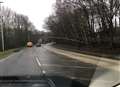 Fallen trees blocks off roads