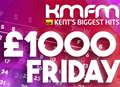 It's a £1,000 Friday for another lucky winner