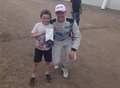 Boy, 9, climbs Snowdon to help rallycross hero 