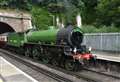 Luxury steam train swoops through Kent