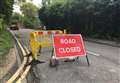 Collapsed road to remain shut for a week