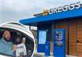 Customers arrive at Kent's first Greggs drive-thru