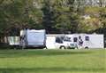 Travellers move to park