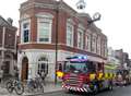 Town hall evacuated after reports of smoke