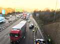Lorry crash causes M25 delays