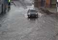Flash flood leaves cars stranded