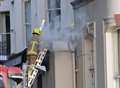 VIDEO: Firefighters tackle blaze at hotel