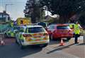 Cyclist, 50, dies at scene of collision