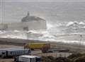 Ferry delays as high winds batter Kent