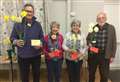 Colourful blooms at horticultural show