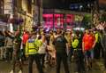 Nine police officers attacked in town after Euros loss 