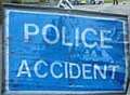 Road closed as lorry overturns