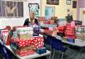 Fundraising page for homeless in exchange Christmas shoebox appeal 