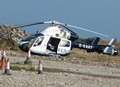 Air ambulance makes seafront landing