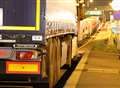 Lorry drivers fined in police purge on parking 