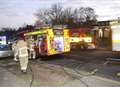 Crews battle fire at disused building