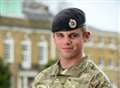 Soldier honoured after saving two lives under enemy fire