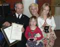 Police officer receives awards