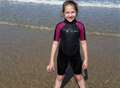 Young swimmer takes the plunge