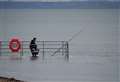 Angler caught out by exceptional high tide