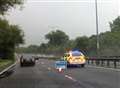 Tailbacks on major route after early-morning crash