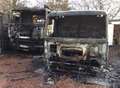 Thieves torch family firm's lorries